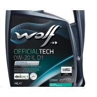 WOLF OFFICIALTECH 0W-20 IL D1 4л.