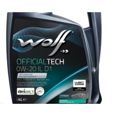 WOLF OFFICIALTECH 0W-20 IL D1 4л.