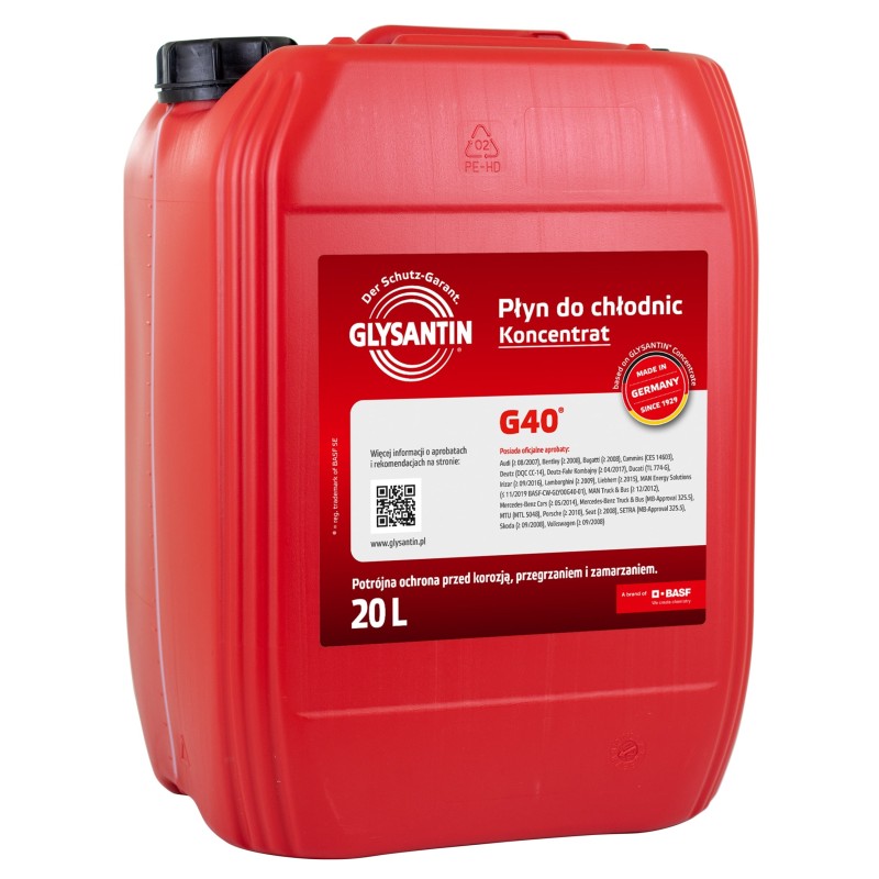 АНТИФРИЗ GLYSANTIN G40 (концентрат розовый) 20л.