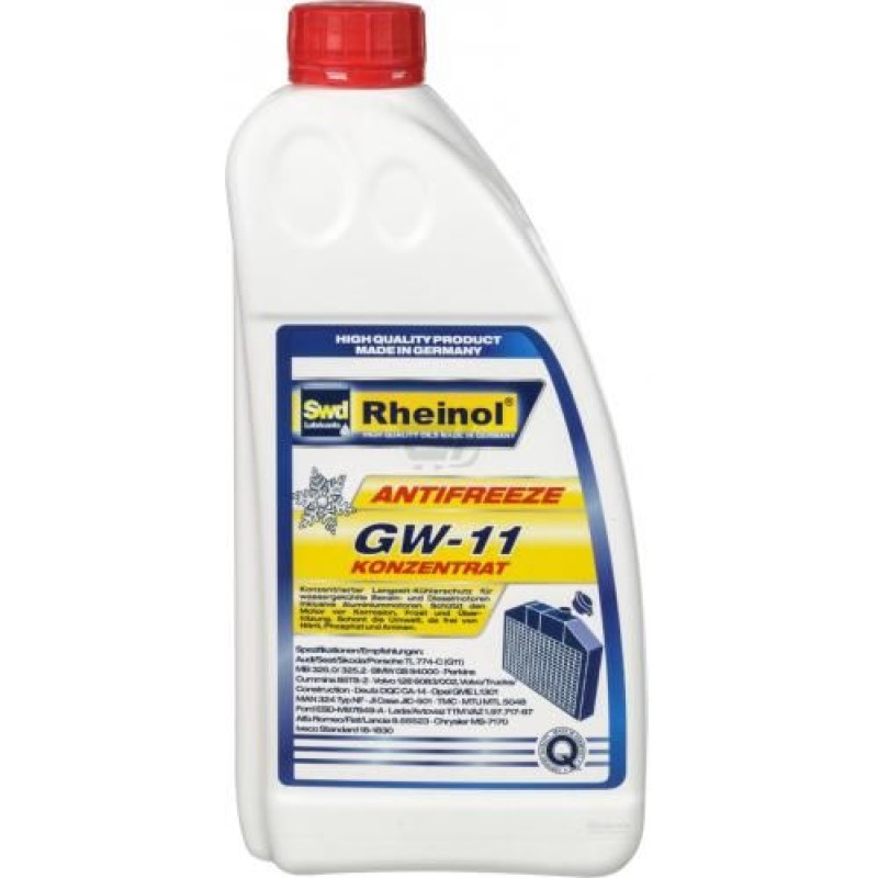 Rheinol Antifreeze GW-11 (-70C, синій) 1,5л.