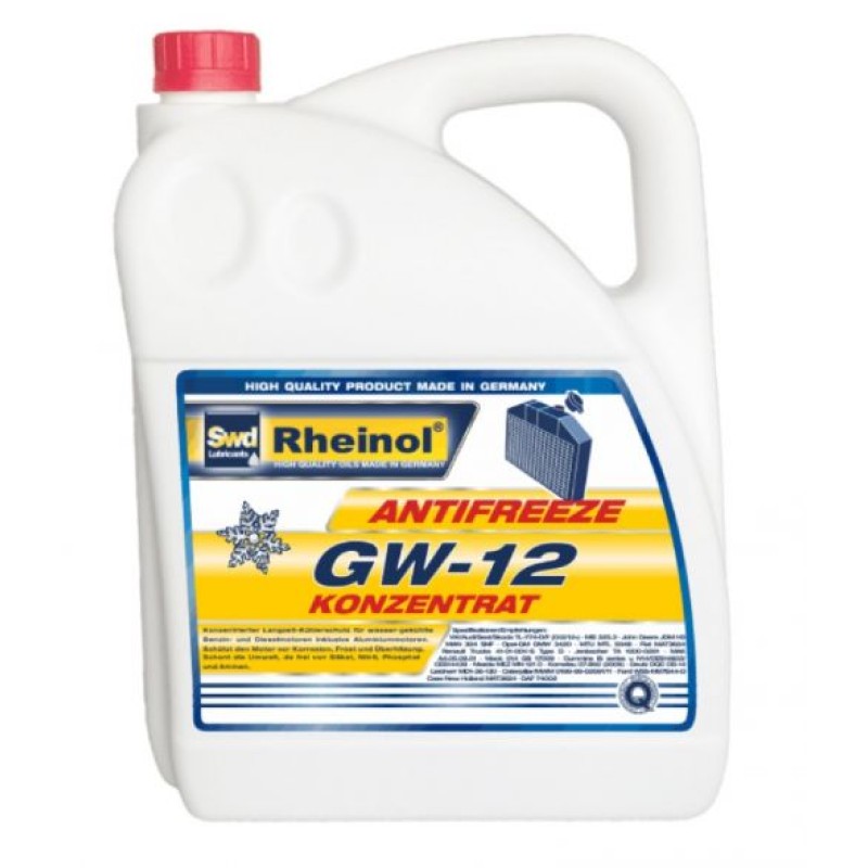 Rheinol Antifreeze GW-12 (-70C, червоний) 5л.