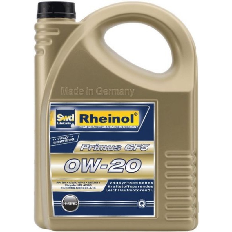 Rheinol Primus GF Plus 0W-20 5л.