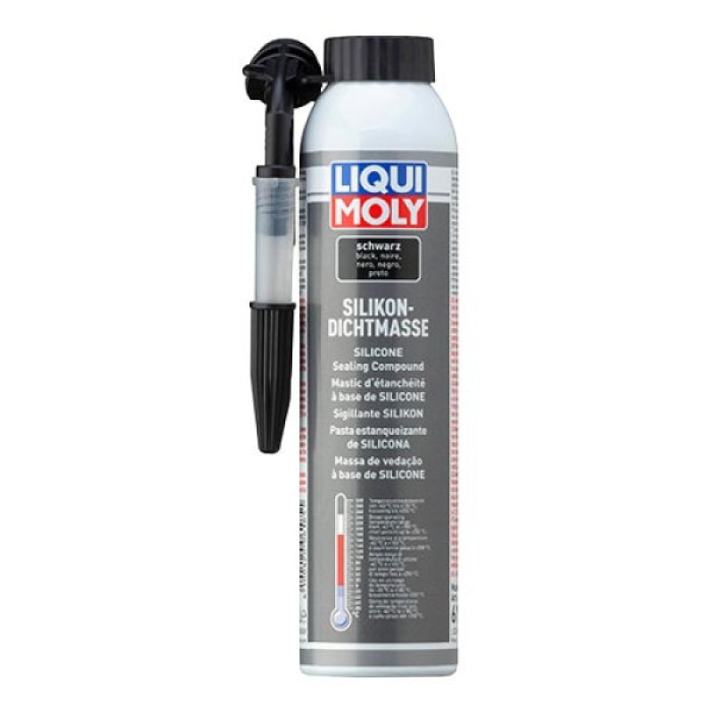 Силіконовий герметик (чорний) - Liqui Moly SILIKON DICHTMASSE   0.2л.