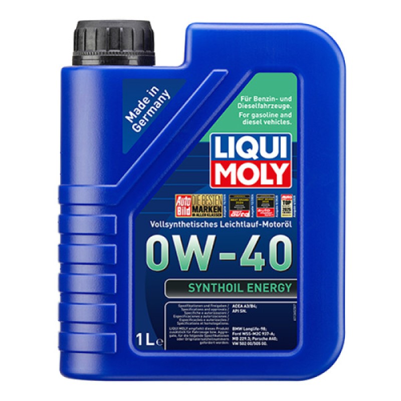 Синтетична моторна олива - Liqui Moly Synthoil Energy SAE 0W-40 1л.