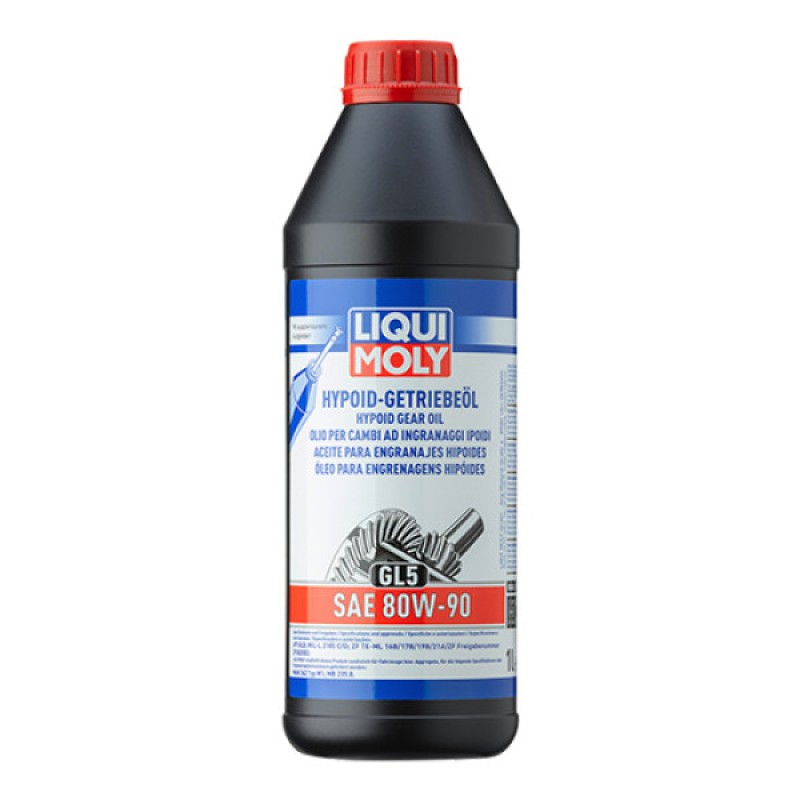 Мінеральна трансмісійна олива - Liqui Moly Hypoid-Getriebeoil SAE 80W-90 (GL5)   1л.