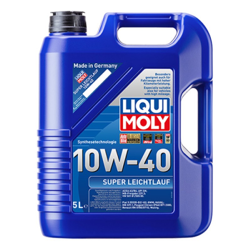 Напівсинтетична моторна олива - Liqui Moly Super Leichtlauf SAE 10W-40   5л. Безкоштовна доставка.