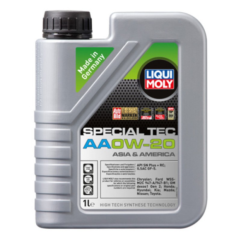 Синтетична моторна олива - Liqui Moly SPECIAL TEC AA 0W-20   1л.