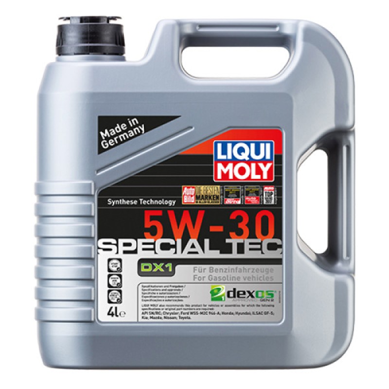 Синтетична моторна олива - Liqui Moly Special Tec DX1 5W-30 4л. Безкоштовна доставка.