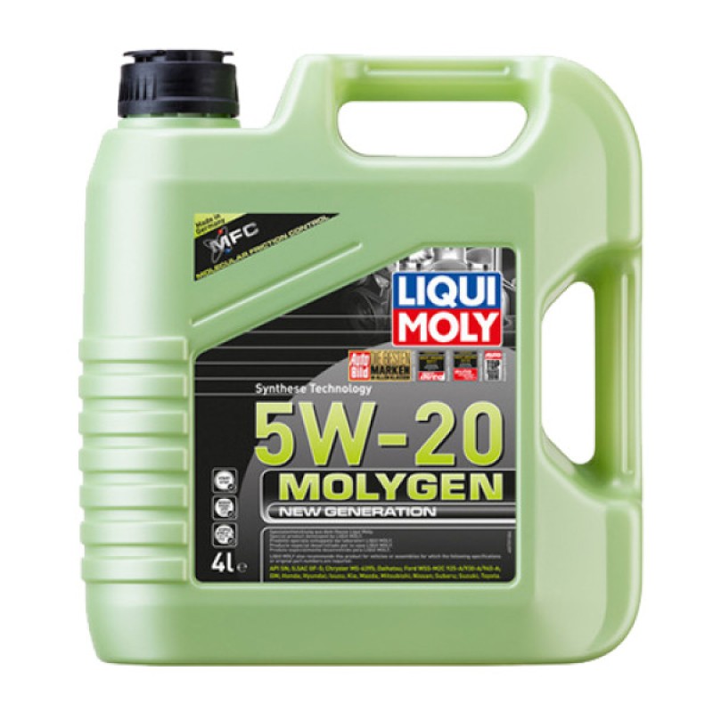 Синтетична моторна олива - Liqui Moly Molygen New Generation 5W-20   4л.  20798  Безкоштовна доставка.