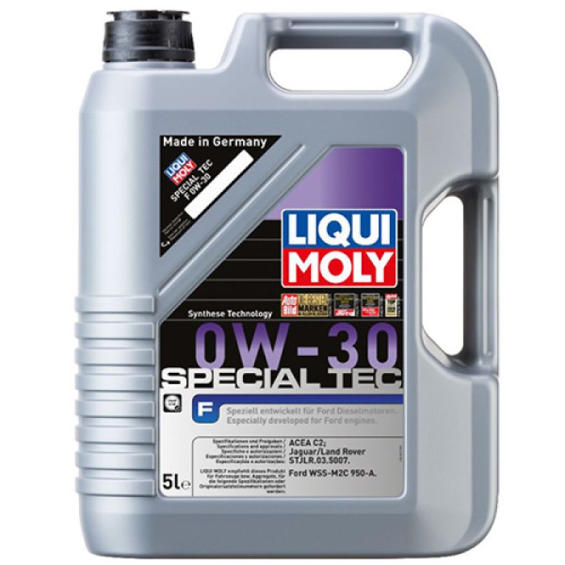 Синтетична моторна олива - Liqui Moly Special Tec F 0W-30   5л.  Безкоштовна доставка.
