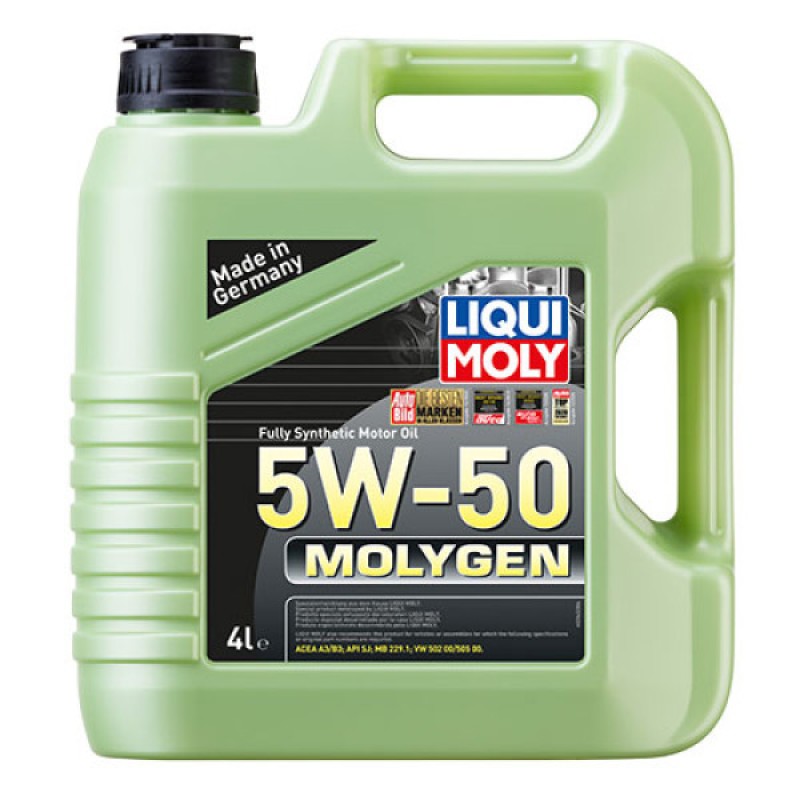 Синтетична моторна олива - Liqui Moly Molygen 5W-50   4л. Безкоштовна доставка.