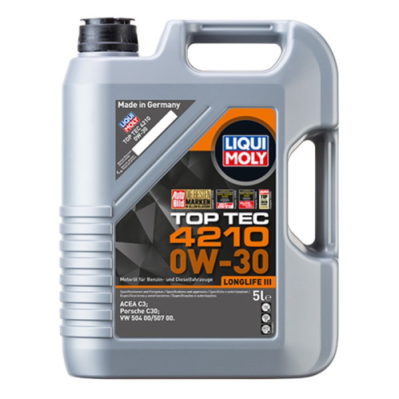 Моторна олива - Liqui Moly Top Tec 4210 SAE 0W-30 5л. Безкоштовна доставка