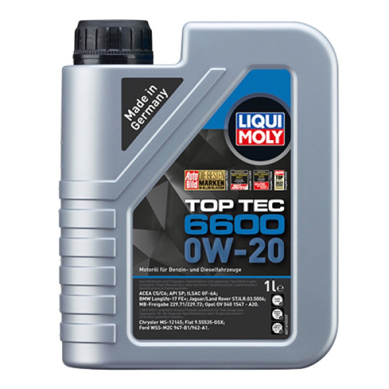 НС-синтетична моторна олива - Liqui Moly Top Tec 6600 0W-20 1л.
